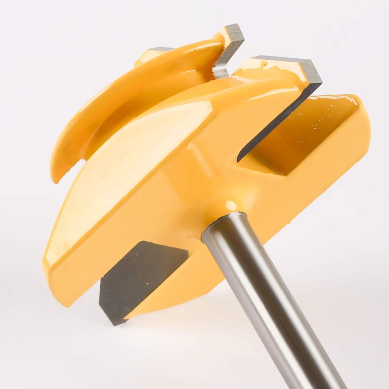KOWOOD Router bit, 3/4â€ Cutting Height, 45 Degree Lock Miter Router Bit 1/4 Inch Shankâ€¦ - Image 4